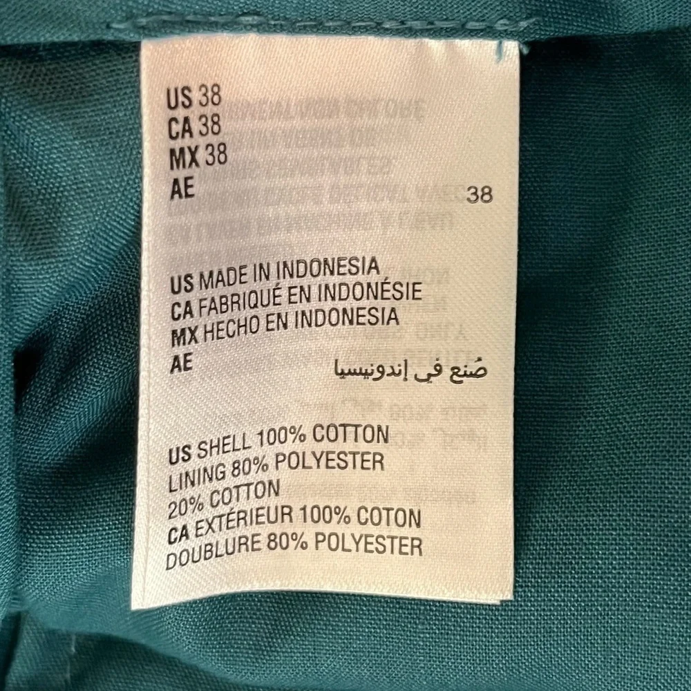 International Concepts Eyelet Patterned Ankle Pants in Island Breeze Size 1X NWT